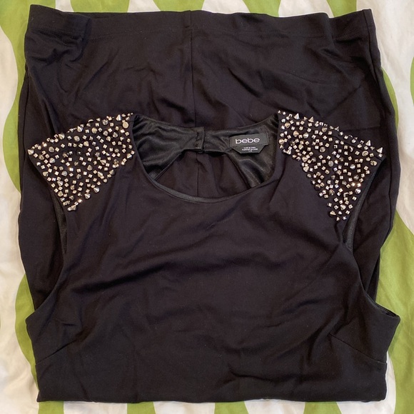 Bebe Black Mini Dress - Picture 2 of 4